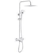 Душова стійка для ванни Kroner KRP Makon-C063T зі змішувачем та душовим гарнітуром хром CV033860