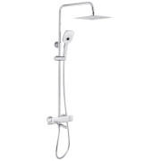Душова стійка для ванни Kroner KRP Makon-C063 зі змішувачем та душовим гарнітуром хром CV033860