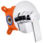 Смеситель для душа Kroner KRP Basis-C080 скрытого монтажа однорычажный хром CV024299