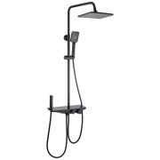 Душевая стойка Kroner KRP Armada-SCH066 со смесителем и душевым гарнитуром черный CV033873