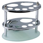 Держатель для зубных щеток и пасты Kroner KRM Elbe-ACG2918 хром/белый CV022905