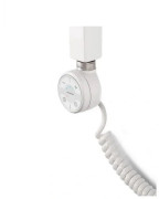 ТЭН для полотенцесушителя Terma Moa 600 Вт кабель спиральный с вилкой RAL 9016 белый WEMOA06T916U