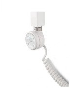 ТЭН для полотенцесушителя Terma Moa 600 Вт кабель спиральный с вилкой RAL 9016 белый WEMOA06T916U