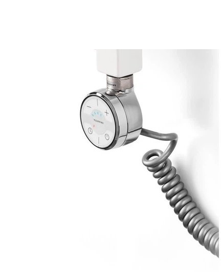 ТЕН для сушки для рушників Terma Moa 400 Вт кабель спіральний з вилкою хром WEMOA04TCROU