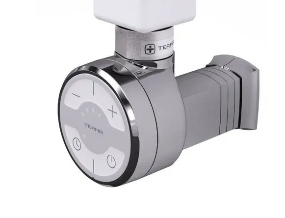 ТЕН для сушки для рушників Terma Moa 400 Вт прихований монтаж кабелю хром WEMOA04TCROM