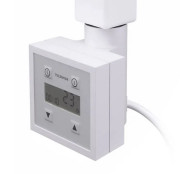 Терморегулятор для полотенцесушителя Terma KTX-3 кабель спиральный с вилкой белый WEKT3K916U