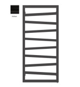 Електрична сушка для рушників Terma ZigZag 107x50 см праве підключення E8 Split 400 W Heban чорний WLZIG107050KIHEE8TS1D