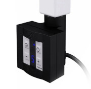 Терморегулятор для полотенцесушителя Terma KTX-4 кабель спиральный с вилкой черный WEKT4K905U