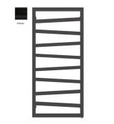 Електрична сушка для рушників Terma ZigZag 107x50 см праве підключення E8 Split 400 W Heban чорний WLZIG107050KIHEE8TS1D