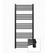 Электрический полотенцесушитель Terma Fiona One 114x43 см правое подключение E8 черный матовый WWFIE114043K9M5E8P