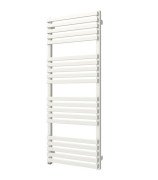 Електрична сушка для рушників Terma Quadrus Slim One 118,5х60 см ліве підключення E1 білий WWQSN118060KS96E1P