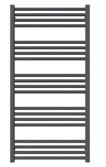 Полотенцесушитель водяной Terma Fiona 114х58 см SX Ral 9005 mat черный матовый WGFIN114058K9M5SX