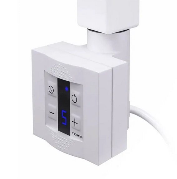 Терморегулятор для сушки для рушників Terma KTX-4 кабель спіральний з вилкою білий WEKT4K916U
