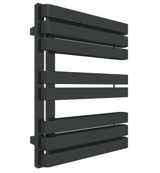 Полотенцесушитель водяной Terma Warp S 65,5х50 см GD Ral 9005 mat черный матовый WGWAS065050K9M5GD