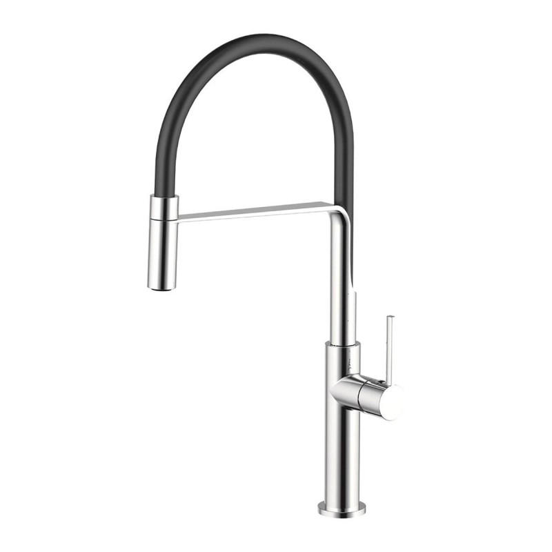 Змішувач для кухні Teorema з висувним виливом хром 17523 11