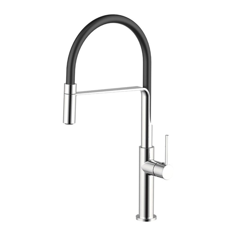 Змішувач для кухні Teorema з висувним виливом хром 17523 11
