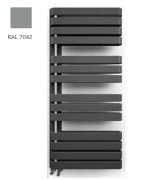 Полотенцесушитель водяной Terma Warp S 111х50 см GD Ral 7042 серый WGWAS111050K742GD