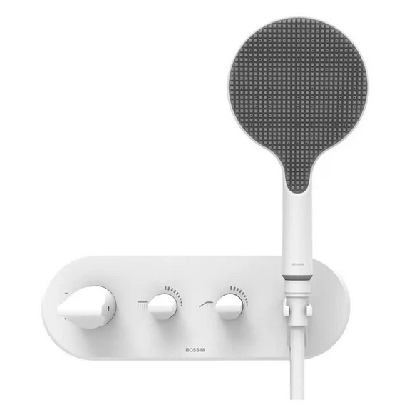 Термостат для душа Bossini Apice встраиваемый с душевым набором белый матовый Z00521000045005