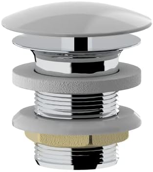 Донний клапан для раковини без переливу Ponsi clik-clak білий глянсовий BTSCALVR67