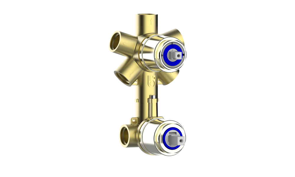 Универсальная встроенная часть однорычажного смесителя для душа Bossini Z00130000000005