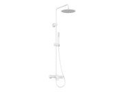 Душевая стойка Ravak Spring SG 098 со смесителем и душевым набором белый матовый X070581