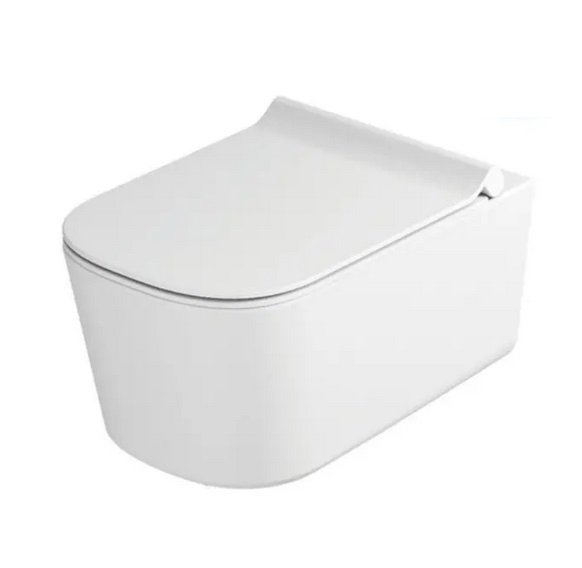 Підвісний унітаз Galassia MEG11 PRO 35х55 см кераміка білий матовий 5486MT