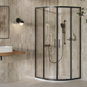 Душевой уголок Ravak X-Point Slim XPSCP4- 90 90х90 см профиль черный стекло transparent X3B27030FZ1C