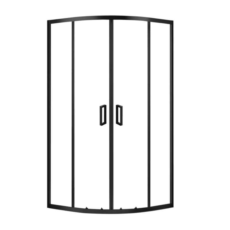 Душевой уголок Ravak Domospa SLCP4-90 90х90 см профиль черный матовый стекло transparent RKUC500027