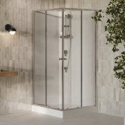 Душевой бокс Ravak X-Point Slim BOXSRV2-90 90х90 см профиль полированный алюминий стекло transparent X82277311Z1F