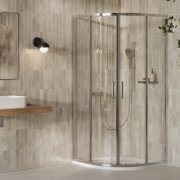 Душовий куточок Ravak X-Point Slim XPSCP4-90 90х90 см профіль полірований алюміній скло transparent X3B270C0FZ1C