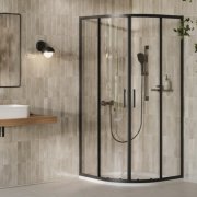 Душевой уголок Ravak X-Point Slim XPSCP4- 90 90х90 см профиль черный стекло transparent X3B27030FZ1C