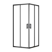 Душевой уголок Ravak Domospa SLRV2-90 90х90 см профиль черный матовый стекло transparent RKUC500029
