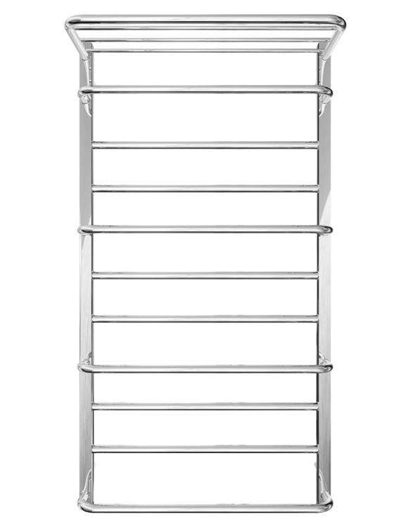 Водяной полотенцесушитель Mario Inox Люксор 1170х630/600 с полкой нержавеющая сталь хром 4820258987122