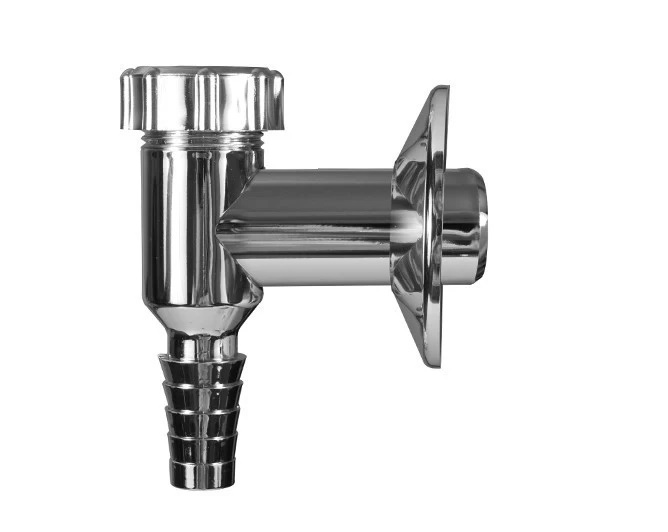 Сифон для пральних та посудомийних машин Styron хром STY-529-K