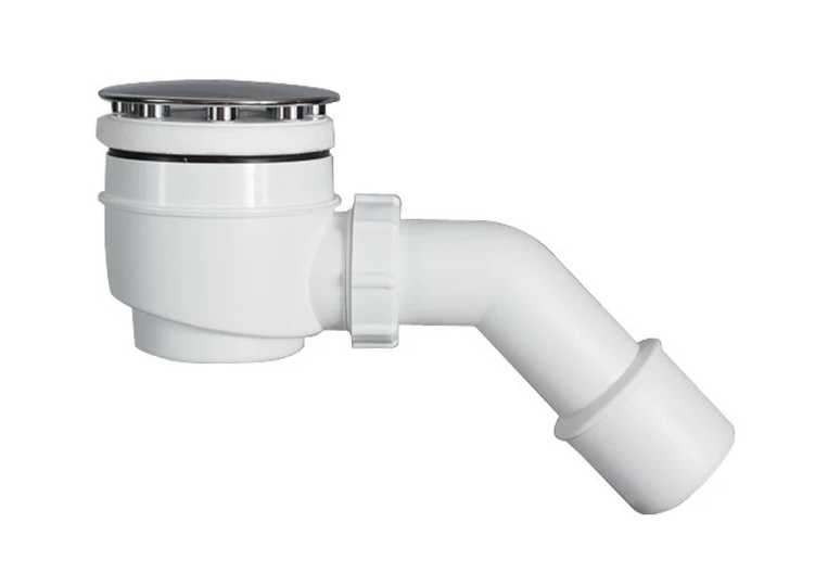 Сифон для душевого поддона Styron полипропилен хром STY-402-K