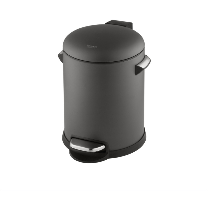 Відро для сміття Kroner KRP Graz-C406 5 л нержавіюча сталь/пластик графіт CV035553