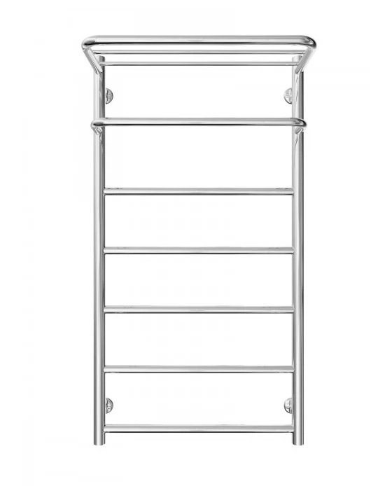 Водяна сушка для рушників Mario Inox Hotel 970х530/500 з полицею нержавіюча сталь хром 4820258986811