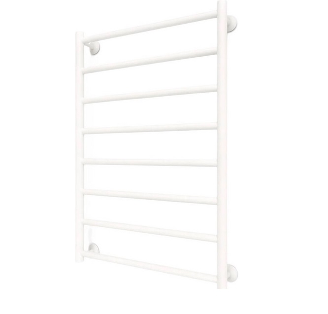 Водяной полотенцесушитель Mario Inox Флет 770х530/500 нержавеющая сталь белый мат 4820258989089