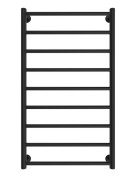 Водяной полотенцесушитель Mario Inox Флет 970х530/500 нержавеющая сталь черный мат 4820258989119