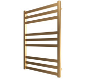 Водяна сушка для рушників Mario Inox Чикаго 770х530/500 нержавіюча сталь золото 4820258989157