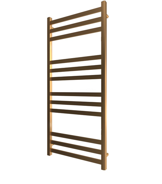 Водяной полотенцесушитель Mario Inox Чикаго 1170х530/500 нержавеющая сталь золото лайт 4820258989201