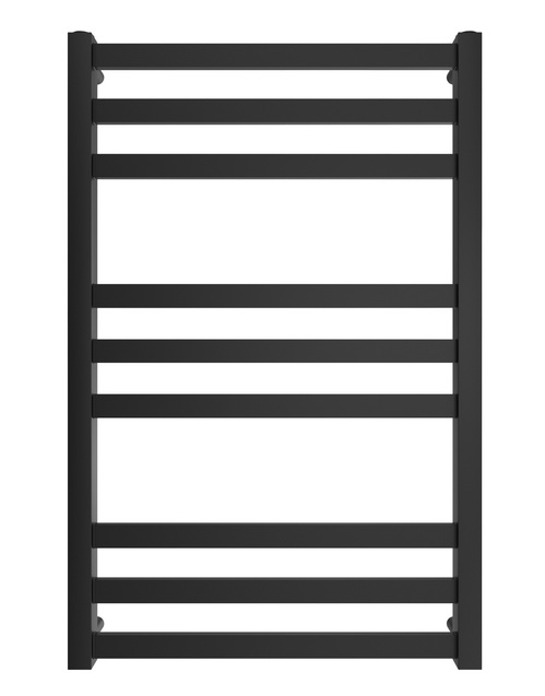 Водяной полотенцесушитель Mario Inox Чикаго 770х530/500 нержавеющая сталь черный мат 4820258989188