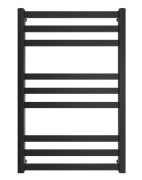 Водяной полотенцесушитель Mario Inox Чикаго 770х530/500 нержавеющая сталь черный мат 4820258989188