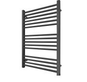 Водяной полотенцесушитель Mario Inox Гера 770х530/500 нержавеющая сталь черный мат 4820258988839