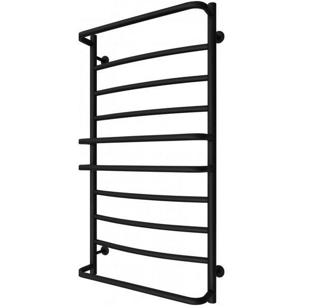 Водяна сушка для рушників Mario Inox Люкс 970х530/500 нержавіюча сталь чорний мат 4820258988945