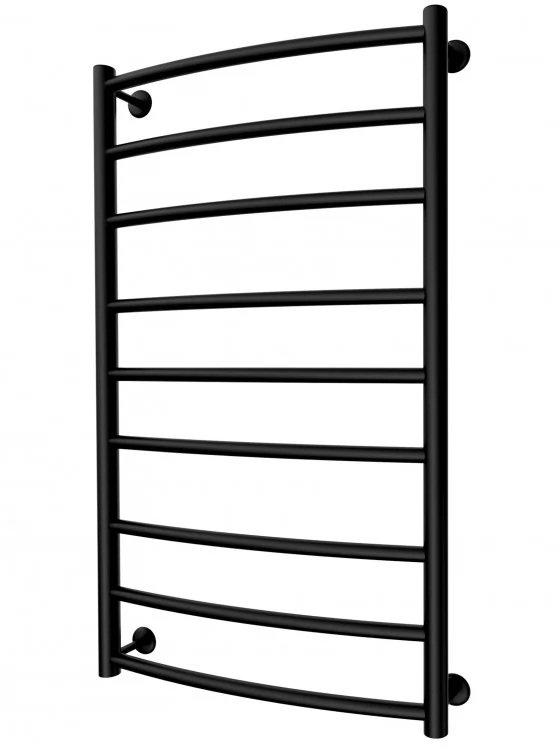 Водяной полотенцесушитель Mario Inox Классик 970х530/500 нержавеющая сталь черный мат 4820258988921