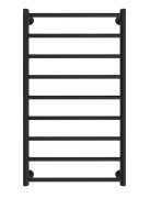 Водяной полотенцесушитель Mario Inox Флет 970х530/500 нержавеющая сталь черный мат 4820258989119