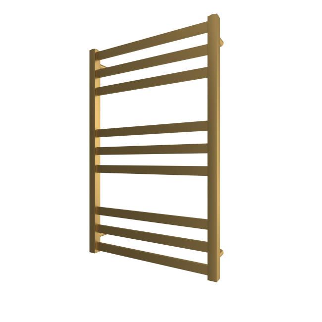 Водяна сушка для рушників Mario Inox Чикаго 770х530/500 нержавіюча сталь золото сатин 4820258989164