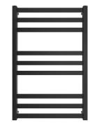 Водяной полотенцесушитель Mario Inox Чикаго 770х530/500 нержавеющая сталь черный мат 4820258989188