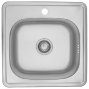 Мийка для кухні Kroner KRP Satin-484806160 48,5х48,5 см нержавіюча сталь CV022759